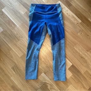 Outdoor Voices full length color blocked leggings